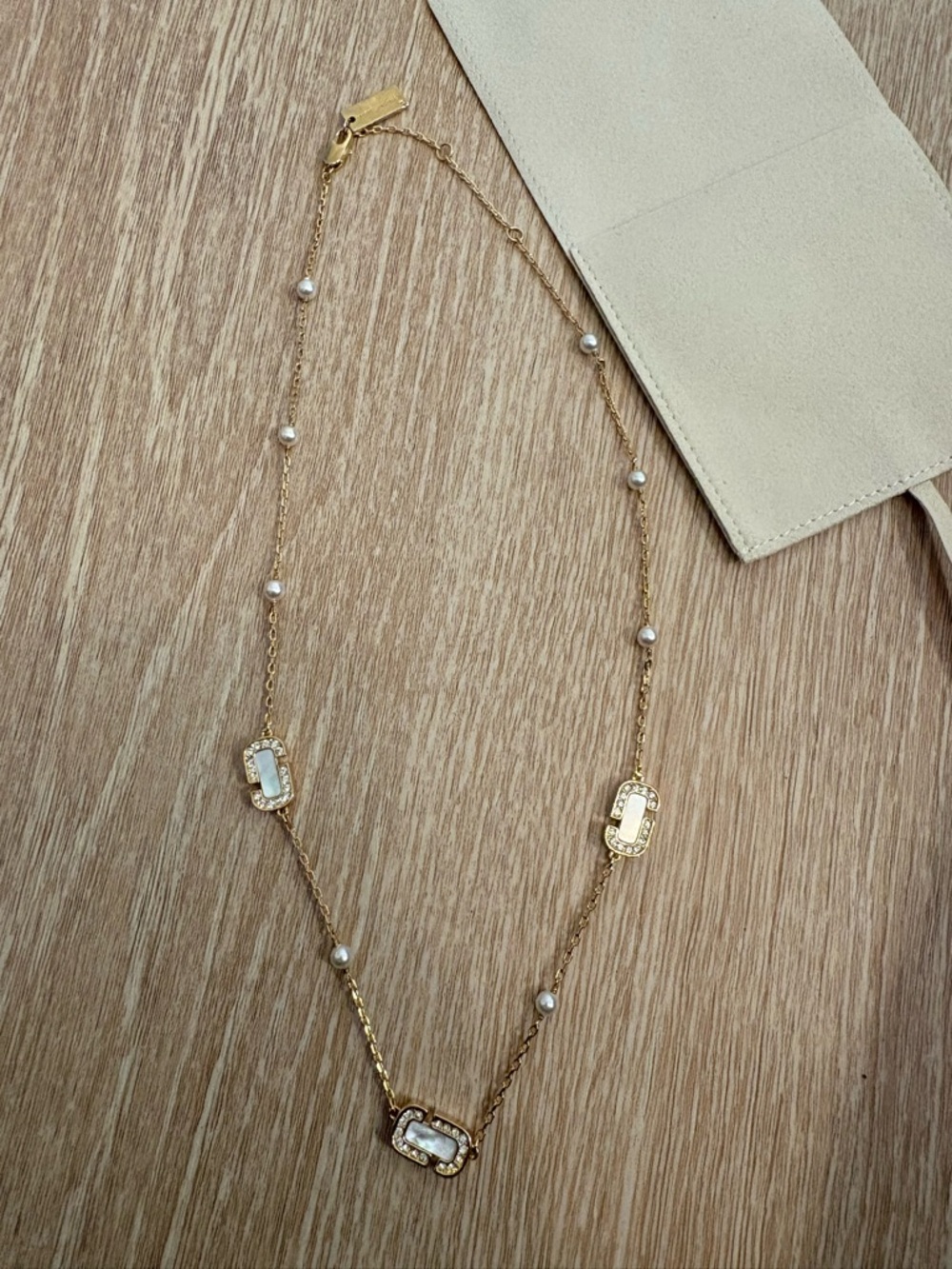 NWOT Marc Jacobs J Marc Luxe Station Necklace